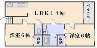 岡山駅 バス20分  福富西３丁目下車：停歩3分 2階の物件間取画像